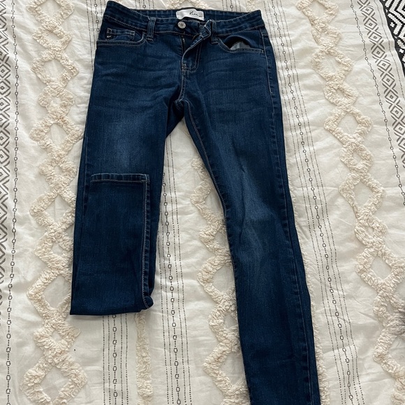 KanCan Women's Skinny Jeans - Dark Blue - Picture 1 of 2
